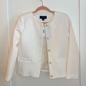 White J. Crew Cardigan/Jacket/Blazer